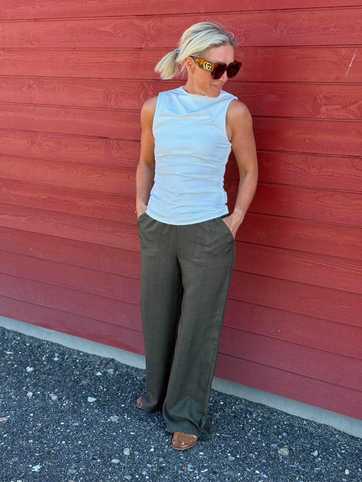 VMMELANEY Trousers - Forest Night